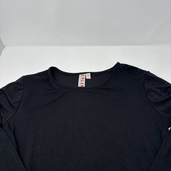 Dolan Dress Women's Small Anthropologie Black Jersey‎ Faux Layered Long Sleeve - Picture 3 of 8